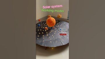 Solar System model working Project #school science exhibition #shorts NakulSahuArt