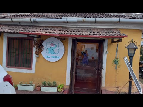 Tea Trunk Tearoom, Fontinhas💜😌🪴🍹🥐/Tea Trunk Tea,Panjim#teatrunktearoom#teatrunktea#fontinhas#panjim