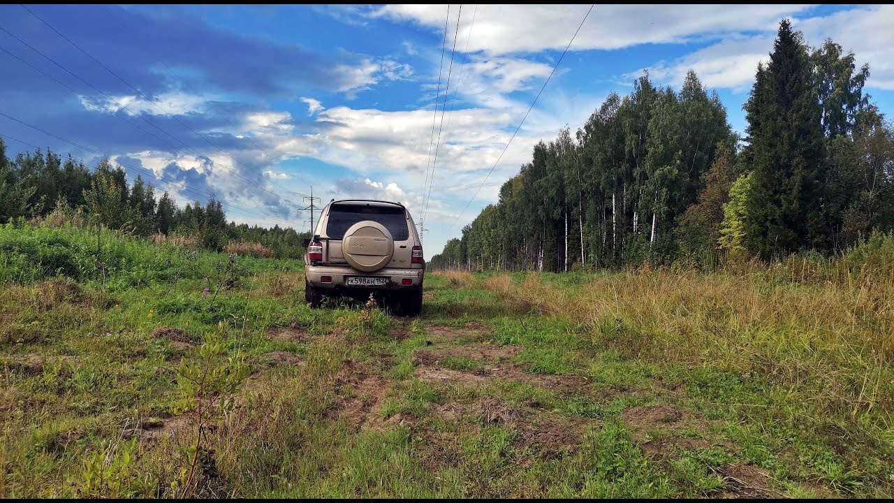 Kia Sportage I на бездорожье! Шнива с 2 литровым мотором от Опеля ...
