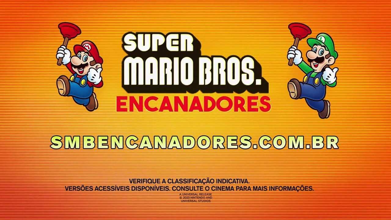 vídeo para promover Super Mario Bros #supermariobros #treiler #filmes