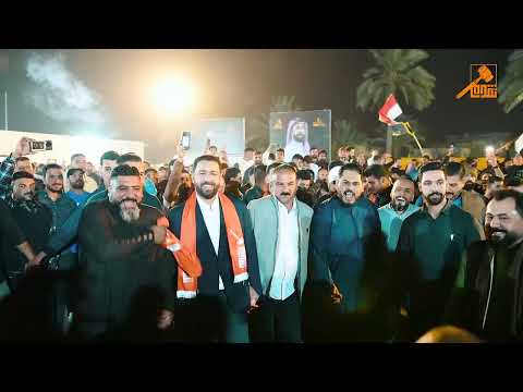 احتفالات ومسيرات حاشدة في المدائن ابتهاج ا بفوز المرشح محمد ثامر زرزور
