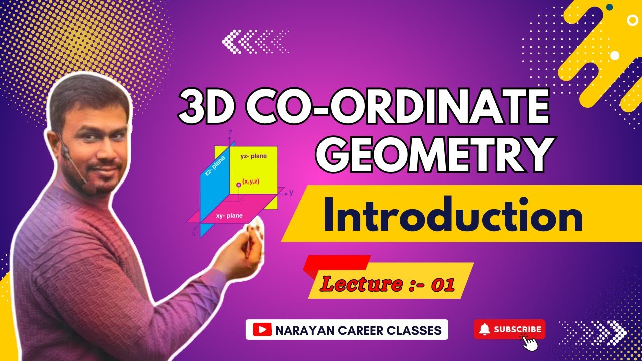 Three Dimensional Co- Ordinate Geometry | Introduction | Offline Class Video | #class12 #maths