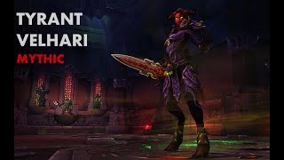Tyrant Velhari Mythic [Hellfire Citadel] PoV: Warlock @ 1440p