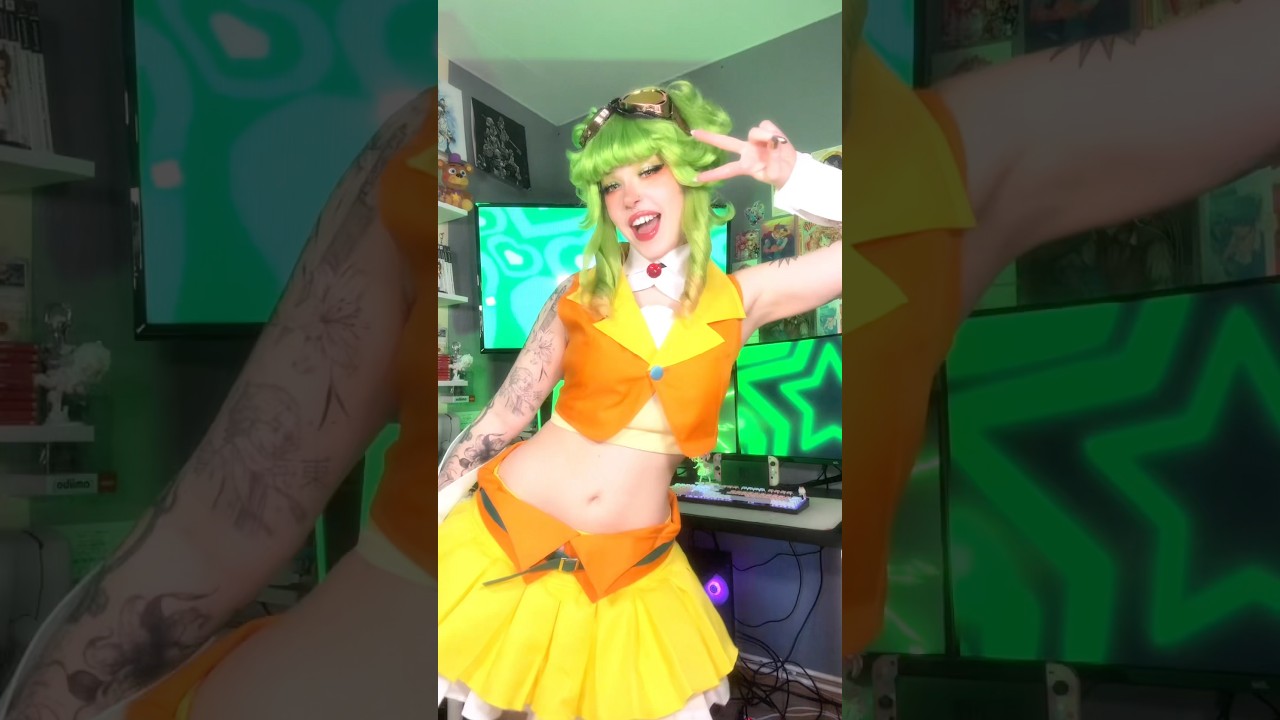 GUMI? GUMI? NIGHT FEVER #cosplay #makeup #vocaloid #gumi