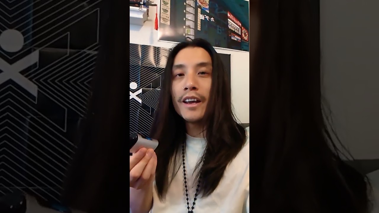 He literally blinked a pen 