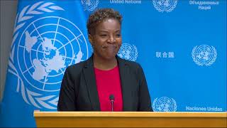 #pga79 Spokesperson briefing @UN correspondents #ESS