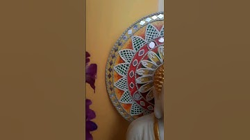 ऐसे करे Lippan Art Decorate / Lippan Art Work / #short  #shortvideo #lippanart #youtubeshorts