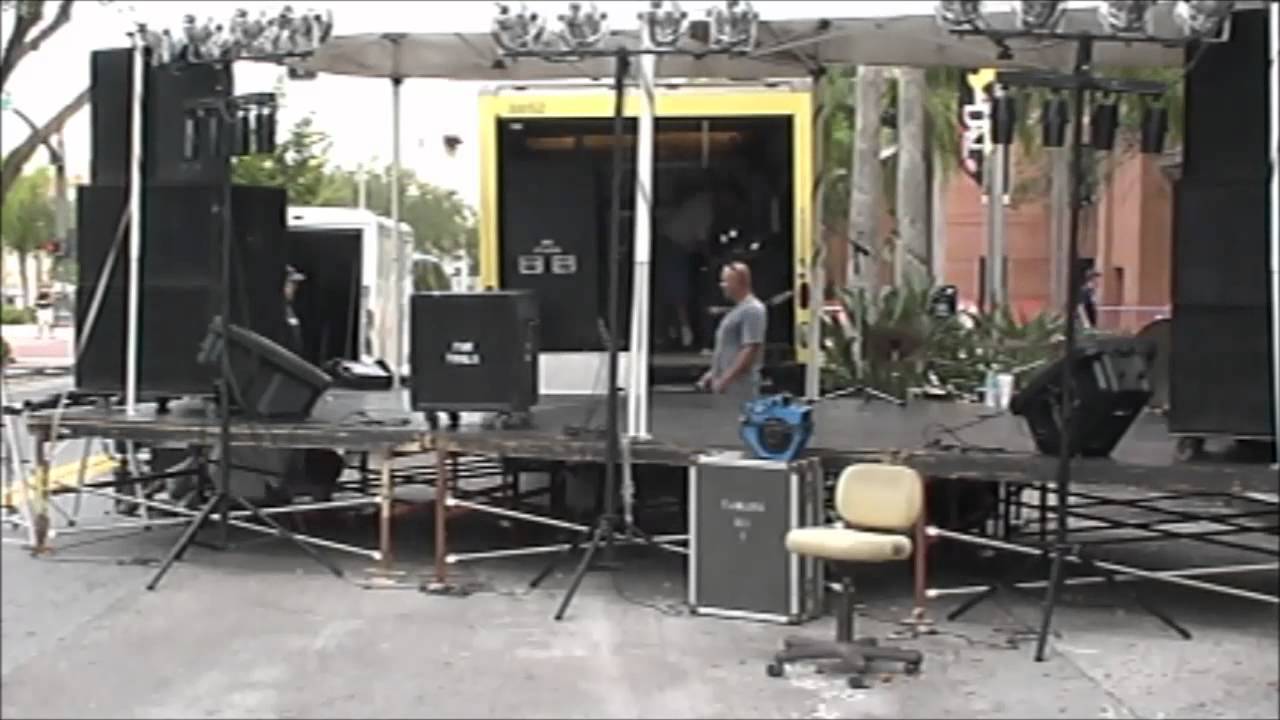 The Garage Band Show The Tempests First Friday St Pete October 5th 2012 Stage Setup Youtube