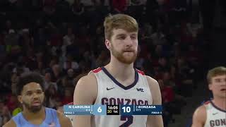 Gonzaga vs North Carolina 12/18/2019