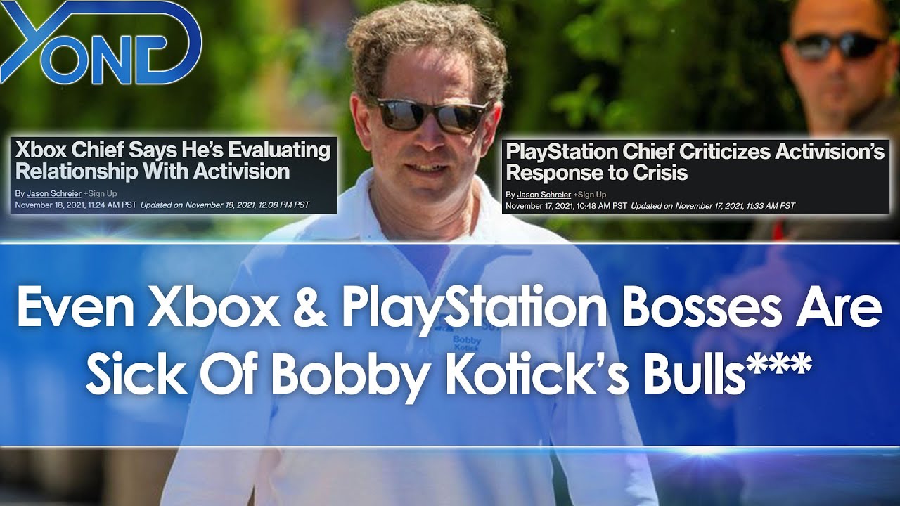 PlayStation & Xbox Bosses Slam Activision Blizzard CEO Bobby Kotick After Bombshell WSJ Article