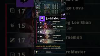 Chat : Samira es counter de jhin No entiendo jaja  | justdiablo en #Twitch |#leagueoflegends #jhin