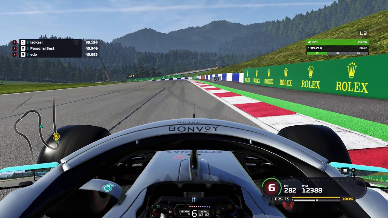 F1 2019 Austria Hotlap 1:05:148