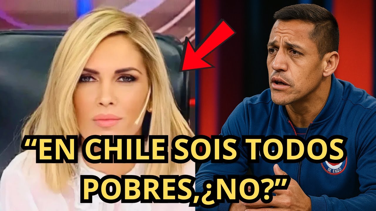 ALEXIS SÁNCHEZ RESPONDE EN VIVO A LA PERIODISTA ARGENTINA QUE LLAMÓ “POBRES” A TODOS LOS CHILENOS