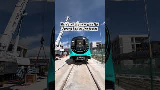 The first Jurong Region Line (JRL) train is here! 🎉🚝 The first Jurong Region Line (JRL) train is here! 🎉🚝