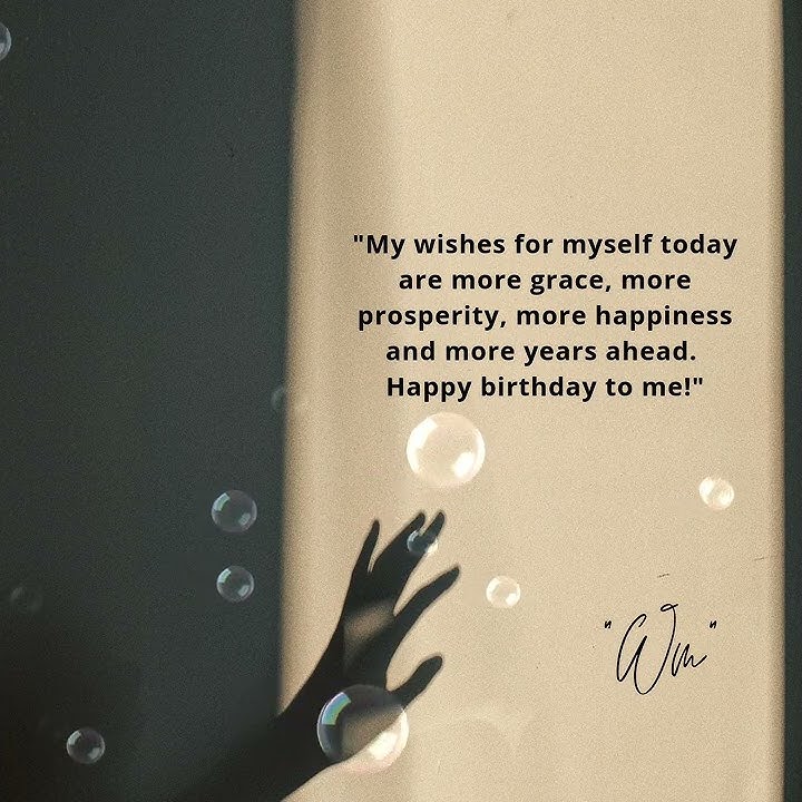 Ucapan Ulang Tahun Untuk Diri Sendiri #ultah #self #happybirthday