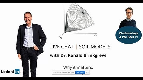 2/24 PLAXIS Soil Model Talk with Dr Ronald Brinkgreve
