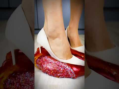 Heels oddly satisfying asmr smash blob