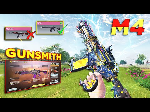 THIS M4 LOADOUT to COUNTER AK-47 😱 | BEST 0 RECOIL M4 GUNSMITH in COD Mobile #m4gunsmith