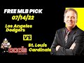 MLB Picks and Predictions - Los Angeles Dodgers vs St. Louis Cardinals, 7/14/22 Expert Best Bets