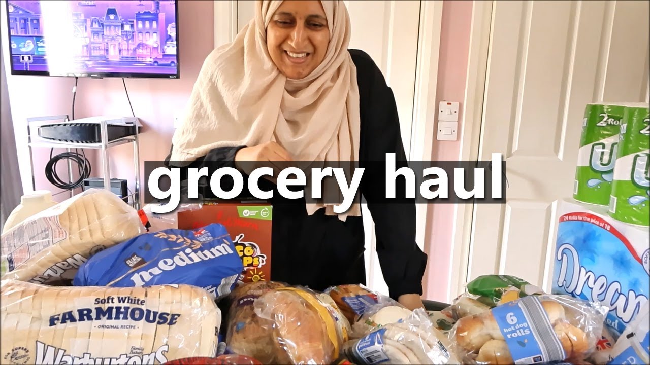 еженедельный закуп продуктов для семьи из 9 человек