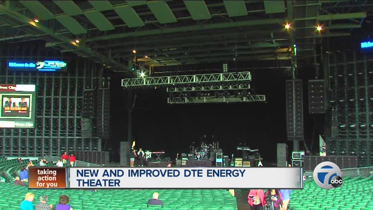 New and improved DTE Energy Theater - YouTube