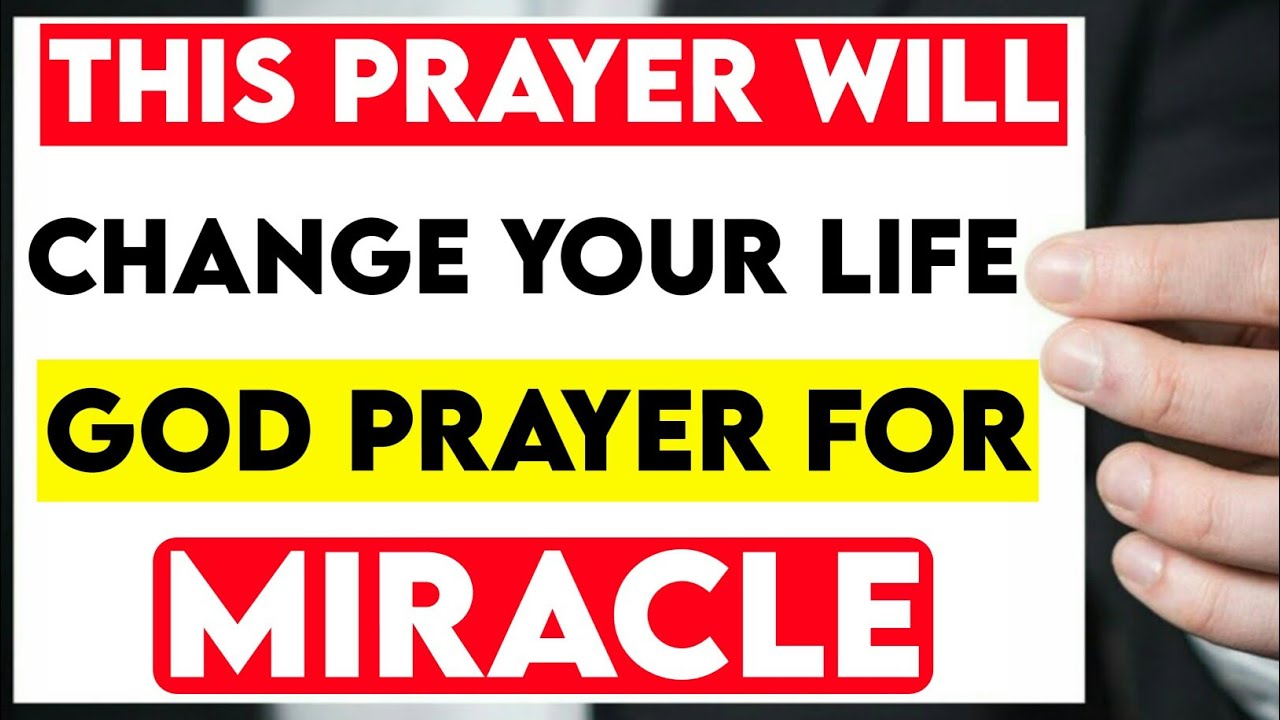 This Prayer Will Change Your Life💖🌟 God Prayer For Miracle | Urgent ...