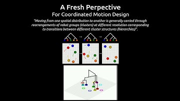 Coordinated Robot Navigation via Hierarchical Clustering