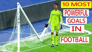 10 MOST POWERFUL GOALS IN FOOTBALL IN THE WORLD 2020||@Latest top 10