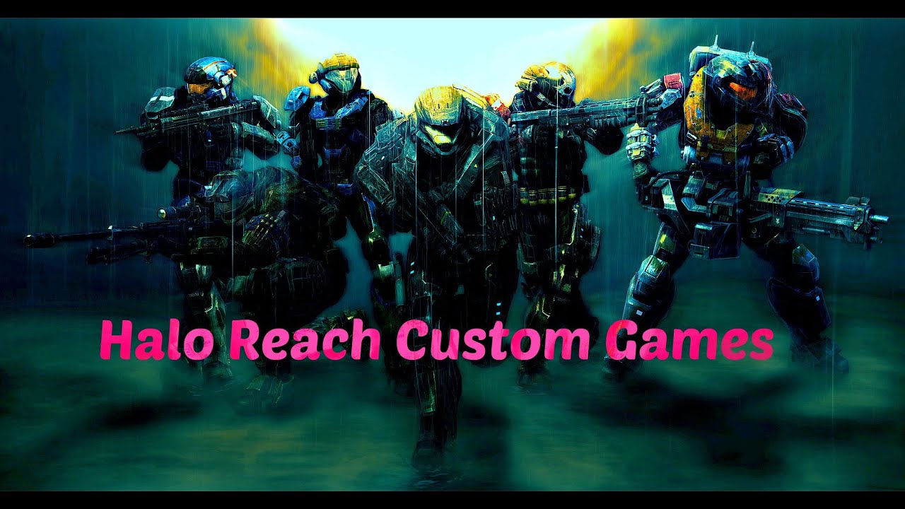 I CAN'T SEE!!! Halo Reach Custom Games YouTube
