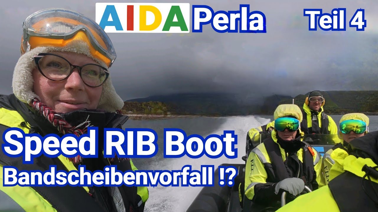 Norwegen AIDAperla Alesund - Teil 4 - RIB Boot - Bimmelbahn - Berg Aksla