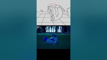 Storyboard vs almost final #billiebustup #indiedev #videogames #animation #musical #fyp #storyboard