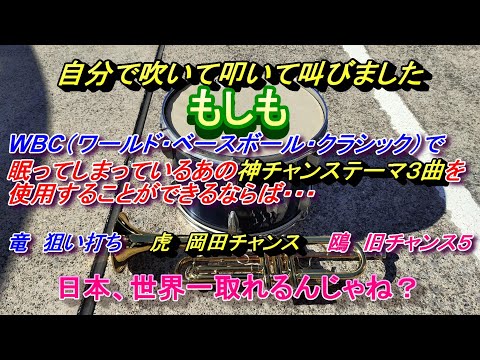 （自分で演奏）もしもWBCであのチャンステーマ３曲が復活できたら