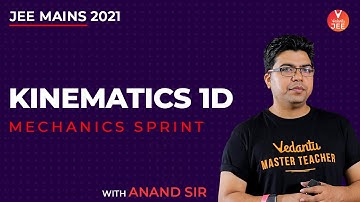 JEE Physics: Kinematics 1D Motion | Mechanics Physics | JEE Mains 2021 @JEEVedantu​