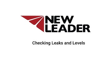 Service Tip: Leaks and Levels | New Leader