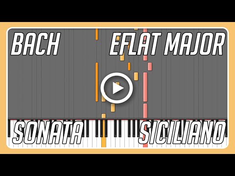 Bach Sonata Flute E Flat Major II. Siciliano Bosendorfer Piano Stereo Edition @imationedit