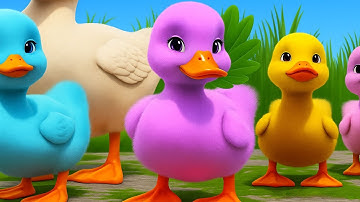 Chú Vịt Con, Hoạt Hình Vịt Mẹ và Đàn Vịt Con - Nhạc Thiếu Nhi - Ai Cũng Yêu Chú Mèo