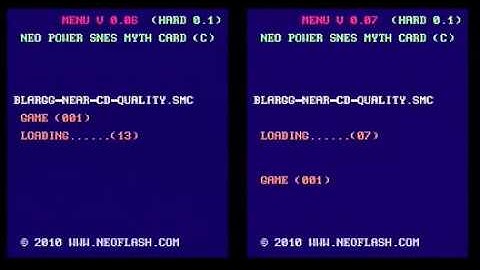 SNES Myth menu v0.07