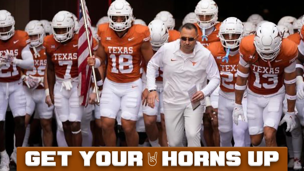 Longhorns showing Texas Fight SEC Tuesday with Chris Gordy Get Your Horns Up Win Big Sports