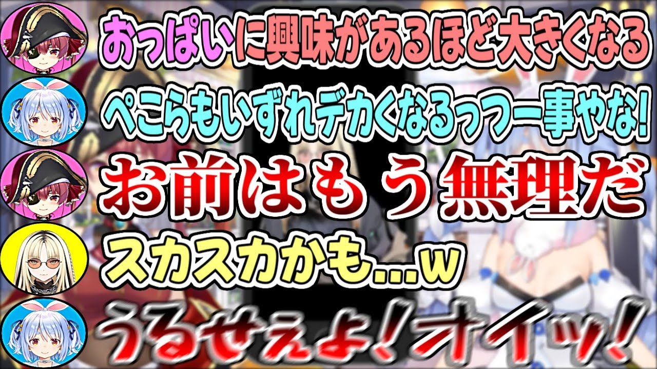 希望が持てる話を聞いて期待しているぺこらに対し、残酷な現実を叩きつける船長とニコたんw【兎田ぺこら/宝鐘マリン/虎金妃笑虎/ホロライブ切り抜き】