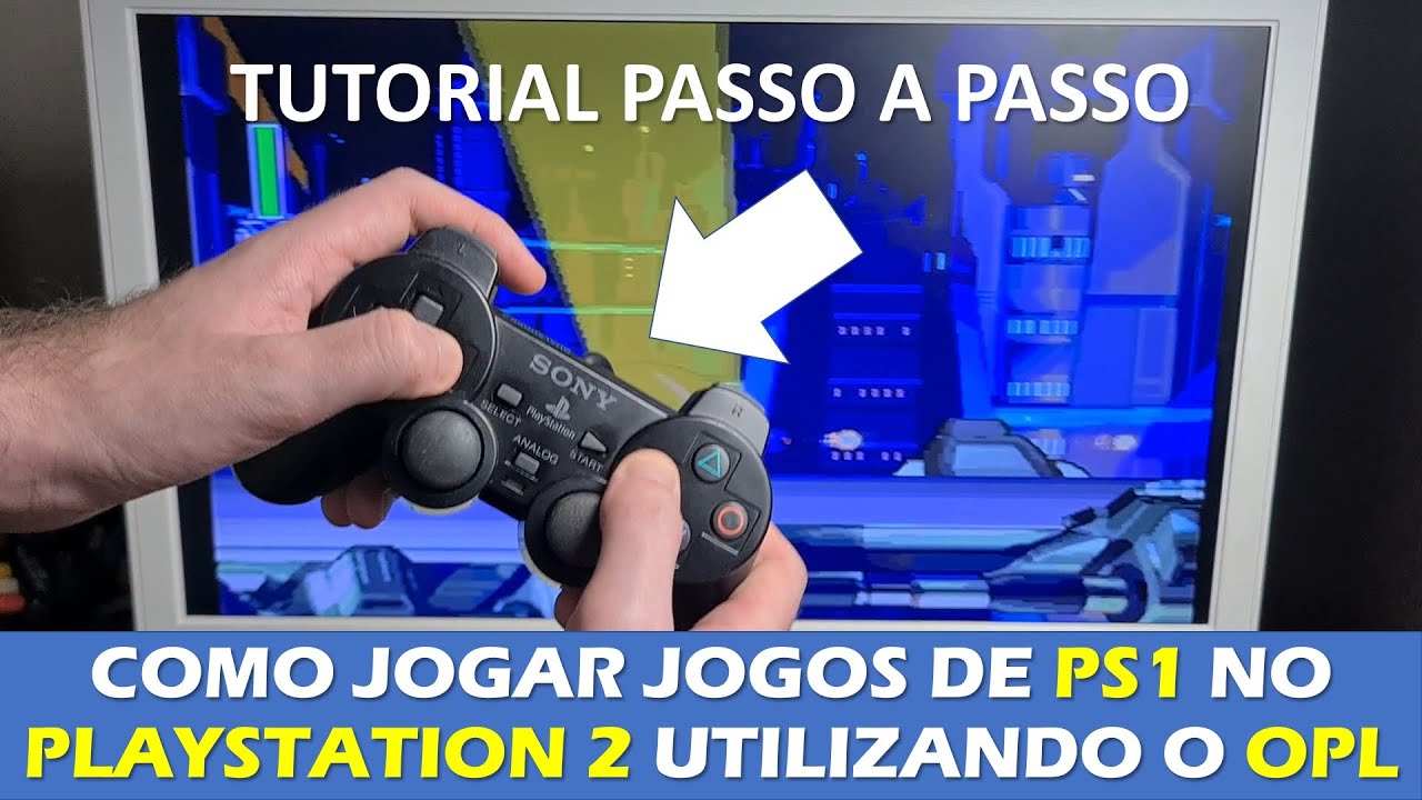 COMO JOGAR JOGOS DE PS1 NO PS2 PELO OPL - TUTORIAL PASSO A PASSO  PLAYSTATION 2 