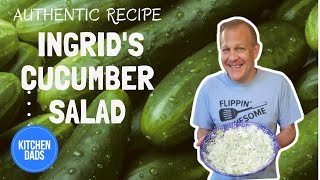 How to Make a German Cucumber Salad | My Mom's (Ingrid) Recipe