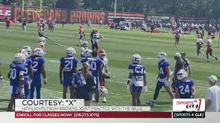 Highlights From the Browns Joint Practice With the Bills - Sports4CLE, 8/20/26