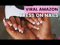 Trying the viral amazon btartbox press on nails  how to apply press on nails