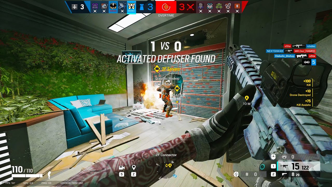 Tom Clancy's Rainbow Six Siege Ranked Gameplay ( No Commentary ) - YouTube