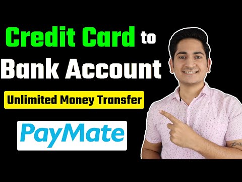 Credit Card to Bank Account Money Transfer??, Credit Card to Bank Transfer, CC to Bank, PayMate App