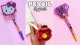 4 Easy DIY Pen & Pencil Decorations | Back to School Supplies | Craft Compilation