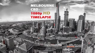 Random 1080p Time-lapse of Sun, Clouds & Rain over Melbourne CBD