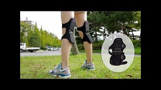 KNEEPAD - Spring Loaded POWER LEG Knee Joint Support Pads (Pair - For Both Knees)