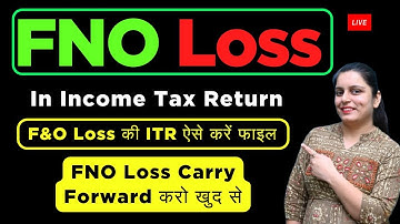 How to File ITR for Salary and F&O Trading | Salary and F&O Loss ITR Filing | ITR 3 For Salary F&O