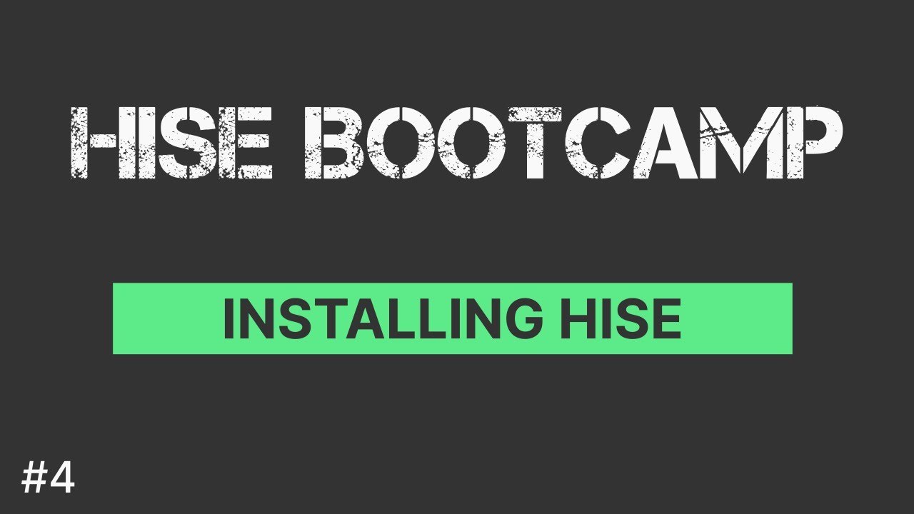 Installing HISE | Introduction | HISE Bootcamp Full Course